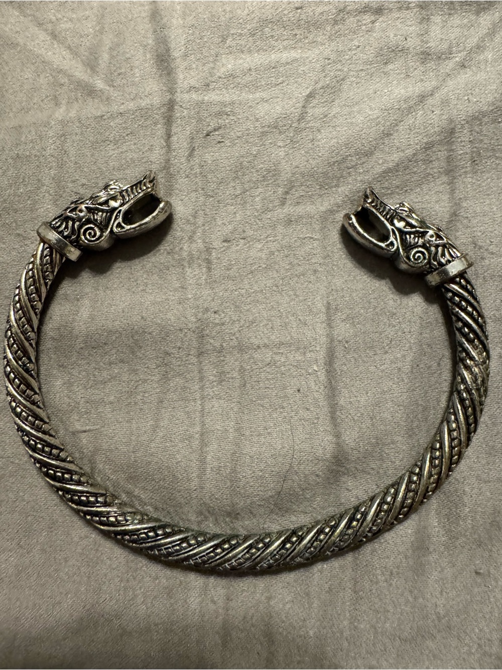 Stainless Steel Dragon Head Bracelet
